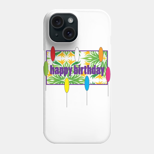 birthday Phone Case by kenwildesign