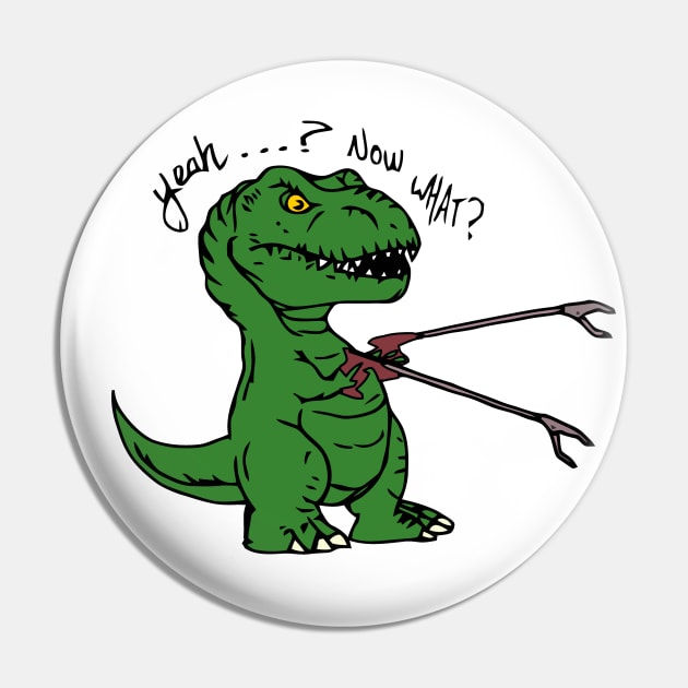 T-Rex Evolved (Child-Friendly Version) Pin by MarinasingerDesigns