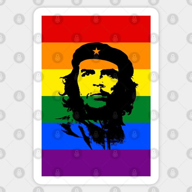 Che Guevara Pride Flag - Communism - Sticker | TeePublic