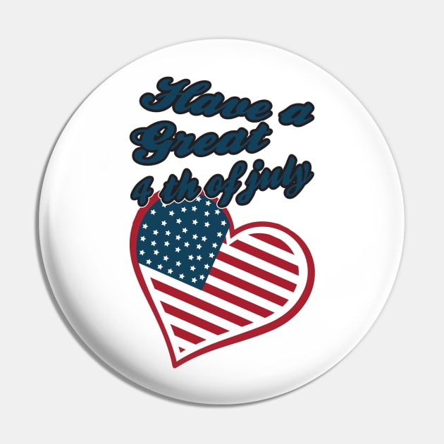 Independence Day Tshirt Pin by teespotfashions