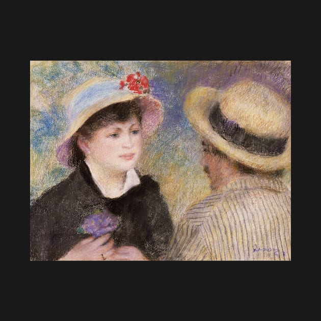 Boating Couple by Auguste Renoir by Classic Art Stall