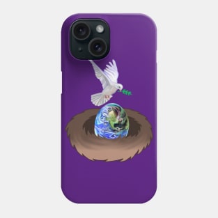 Dove Hatching World Peace Nest Phone Case