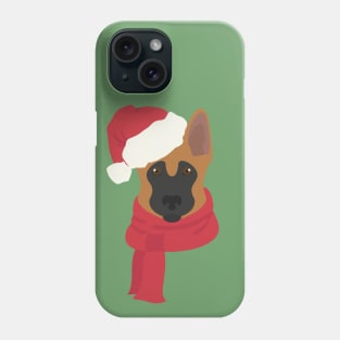 German Shepherd Christmas Dog Phone Case