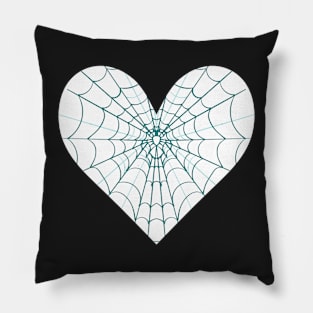 Spider Web Heart V13 Pillow