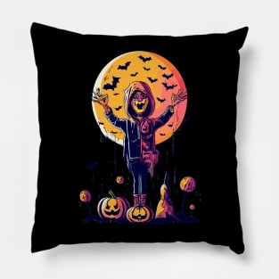 "Bloody Halloween Moon" design Pillow