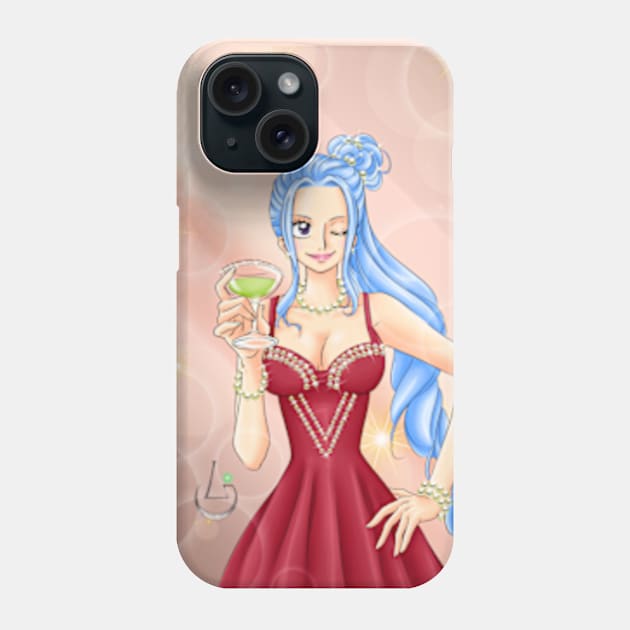 Vivi Sparkle Pearls Phone Case by AudreyWagnerArt