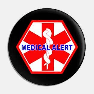 MEDICAL ALERT ID TAG Pin