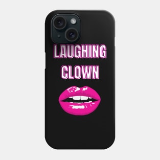 laughing clown red lips Phone Case