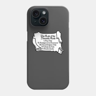 The Rule of the Domestic Monk Phone Case