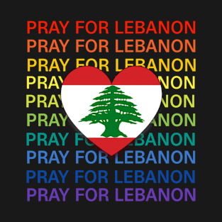 Pray for lebanon٧ T-Shirt