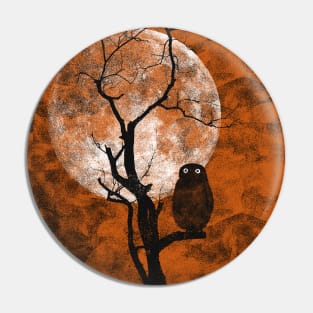 Orange Night Pin