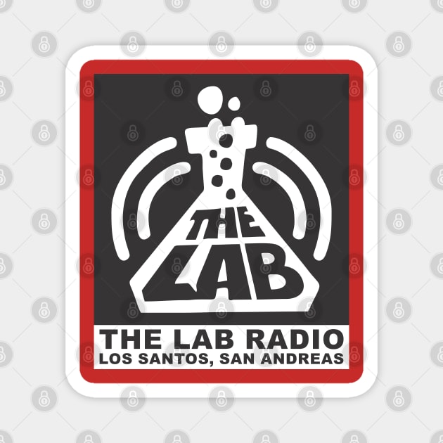 The Lab Radio Magnet by MBK