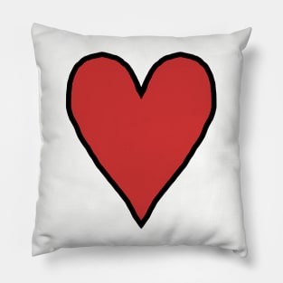 Red Heart Love for Valentines Day Graphic Pillow