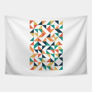 Lovely Geometric Colourful Triangle Pattern Tapestry