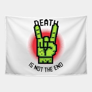 death is not the end pixel Tapestry