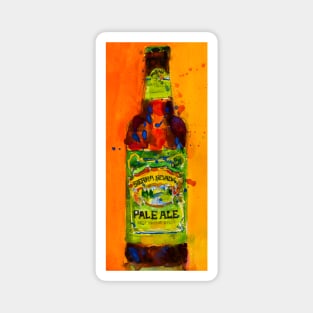 Sierra Nevada Pale Ale Beer Art Print from original Watercolor - Man Cave - College Dorm -Bar Art Magnet