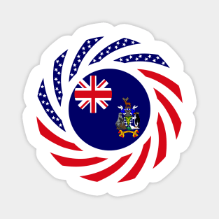 South Georgia Islander American Multinational Patriot Flag Series Magnet