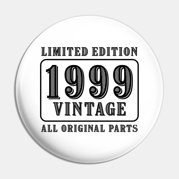 All original parts vintage 1999 limited edition birthday Pin by colorsplash