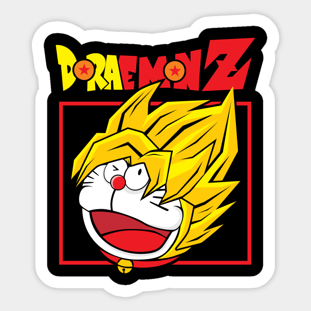 Mecha Vegeta Sticker for Sale by Anime and More