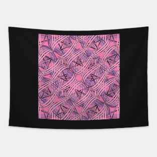 Pink threads Tapestry