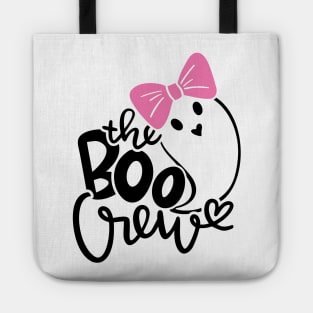 Cute Ghost, Boo Crew, Funny Halloween Tote