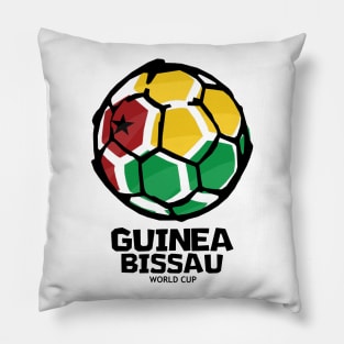 Guinea-Bissau Football Country Flag Pillow