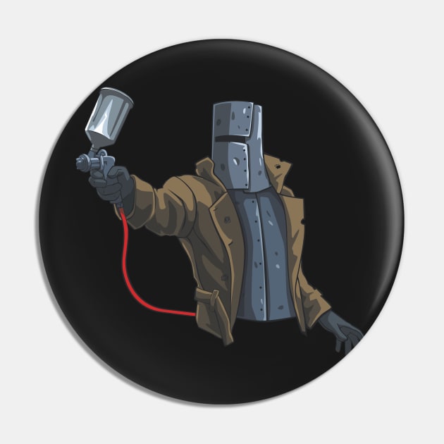 Ned Kelly paint gun Pin by Roryjas