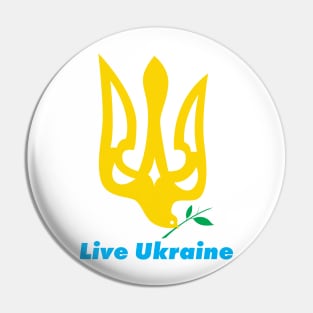 Live Ukraine Pin