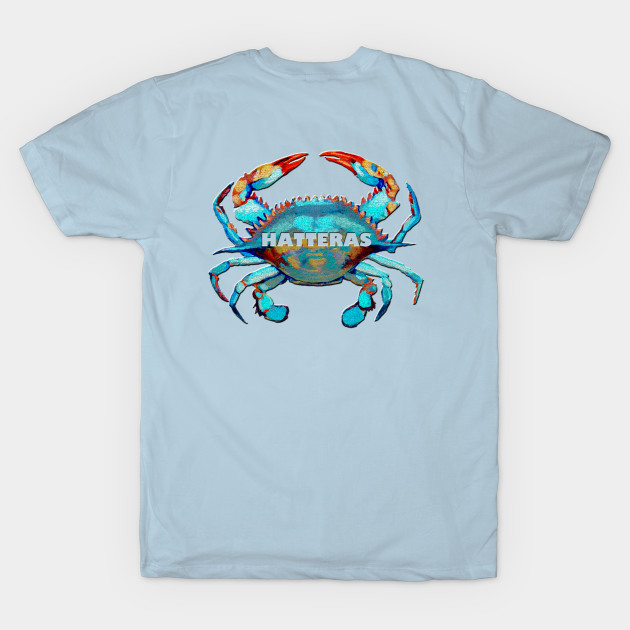 Discover HATTERAS BLUE CRAB - Hatteras Island - T-Shirt