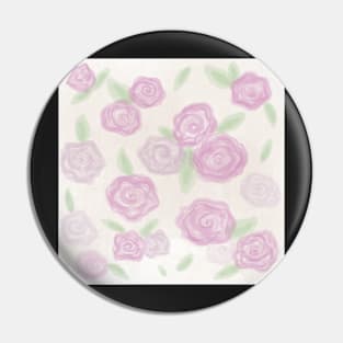 Simple Pastel Rose Flower Pattern Design Pin