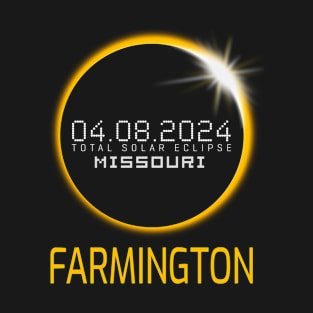 FARMINGTON Missouri Total Solar Eclipse April 8 2024 T-Shirt