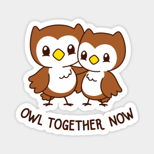 Owl Together Now Magnet