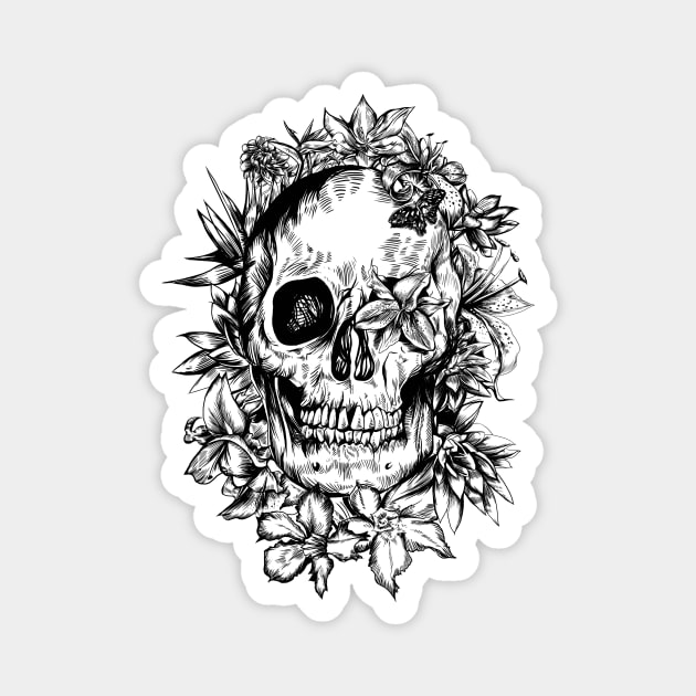 skull Magnet by BekimART