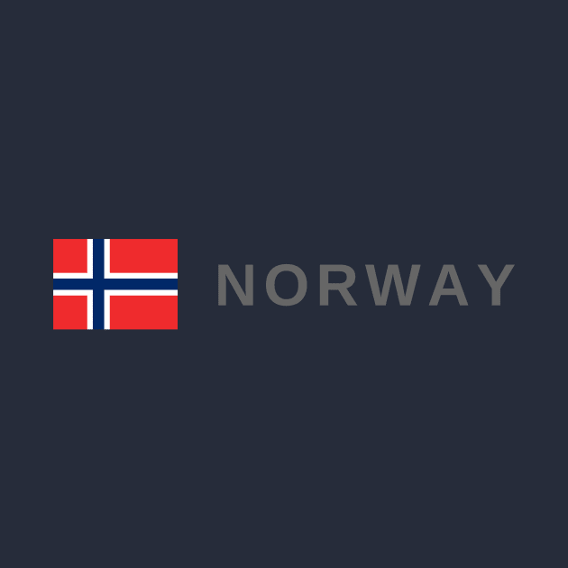 Norway flag by tshirtsnorway