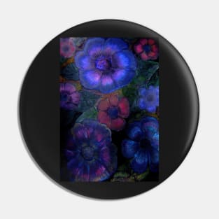 BRIGHT TROPICAL NIGHT BLOOMS EXOTIC ART POSTER FLORAL DECO PRINT Pin