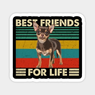 Tiny Tails Chihuahua Best Friends For Life for Small Dog Admirers Magnet