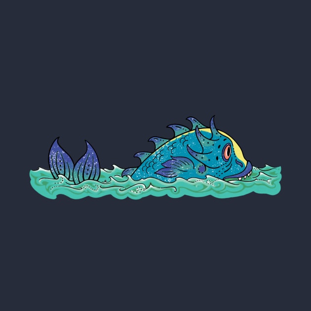 Sea Monster #1 by WhiteBearDesign