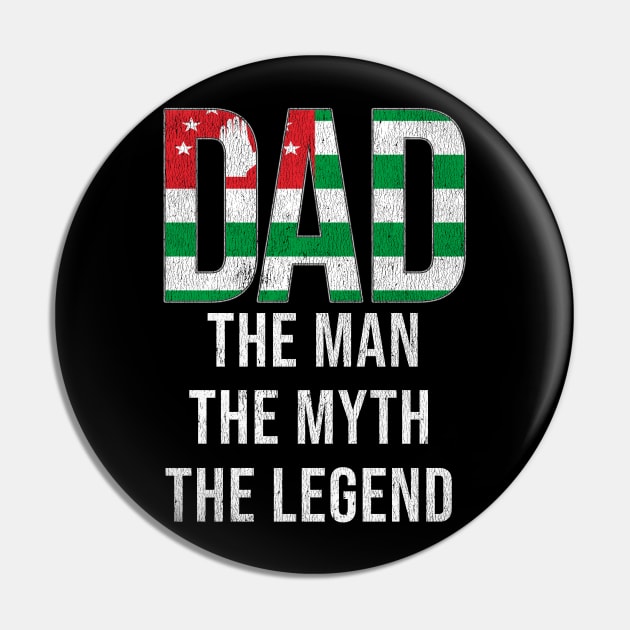 Abkhazia Dad The Man The Myth The Legend - Gift for Abkhazian Dad With Roots From Pin by Country Flags