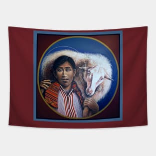 Guatemalan Good Shepherd Tapestry