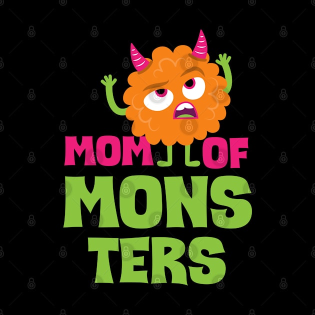 Mom of Monsters shirt by JabsCreative