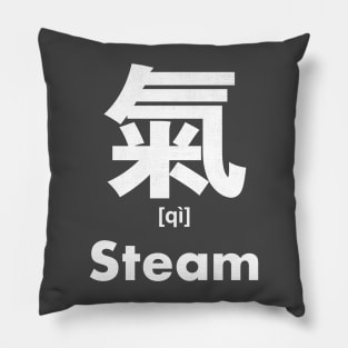 Steam Chinese Character (Radical 84) Pillow