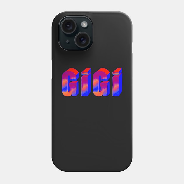 Top 10 best personalised gifts 2022  - Gigi - ,personalised,personalized name with pattern psychedelic Phone Case by Artonmytee