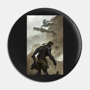 Metal Gear solid inspired art Pin