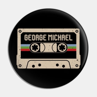 George Michael Vintage Cassette Tape Pin