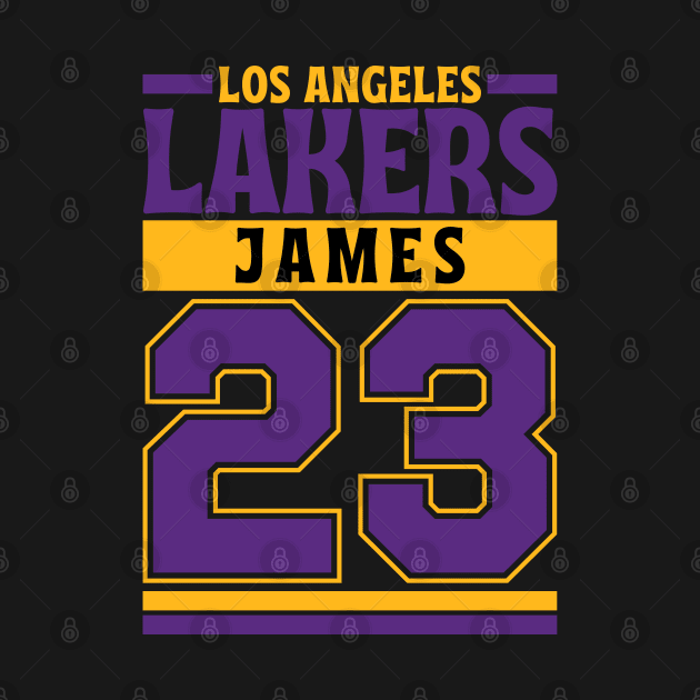 Los Angeles Lakers James 23 Limited Edition by Astronaut.co