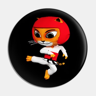 The Taekwondo Tiger Pin