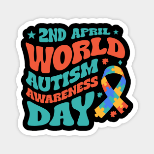 2nd April world autism awareness day Magnet