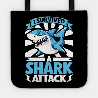 I survived a shark attack Tote