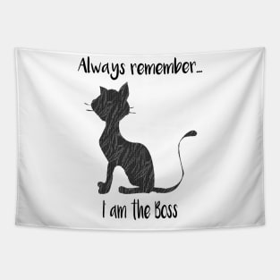 Funny Cat Lover Quotes Tapestry