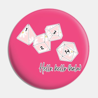 Vertigo Dice Daisy Pin